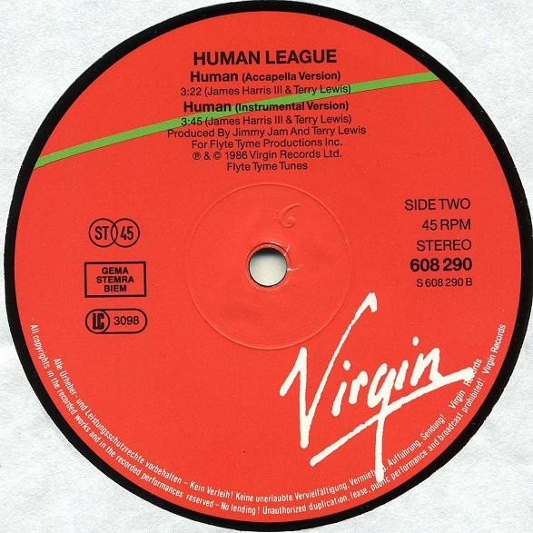 12 inch, Human League*, Synthpop | Historia Nuestra