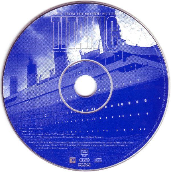 Ballad, CD, Contemporary, James Horner, Score, Soundtrack | Historia Nuestra
