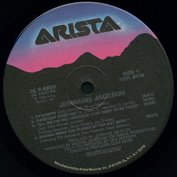 Ballad, Disco, Jermaine Jackson, LP, Synthpop | Historia Nuestra