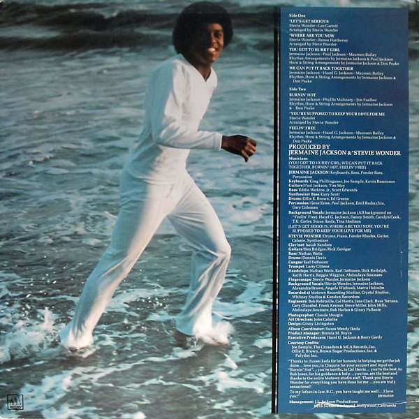 Disco, Funk, Jermaine Jackson, LP | Historia Nuestra