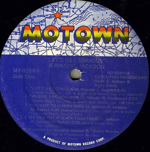 Disco, Funk, Jermaine Jackson, LP | Historia Nuestra