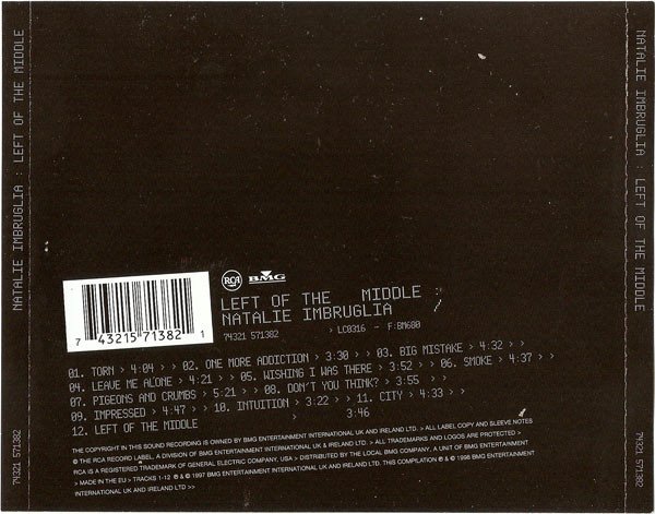 CD, Natalie Imbruglia, Pop Rock, Soft Rock, Vocal | Historia Nuestra