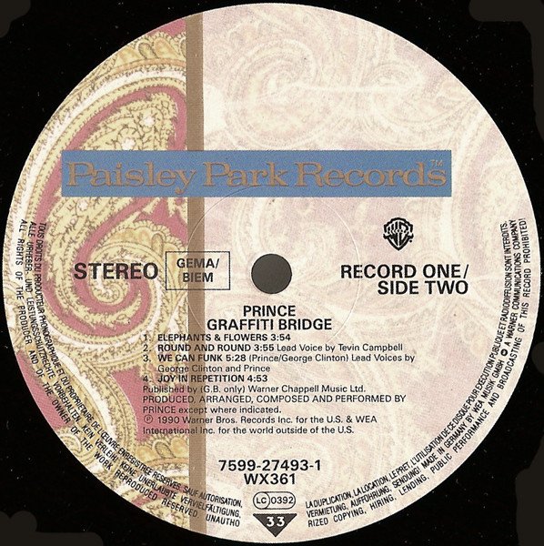 Contemporary RB, Funk, LP, Pop Rap, Pop Rock, Prince, Soul, Soundtrack | Historia Nuestra
