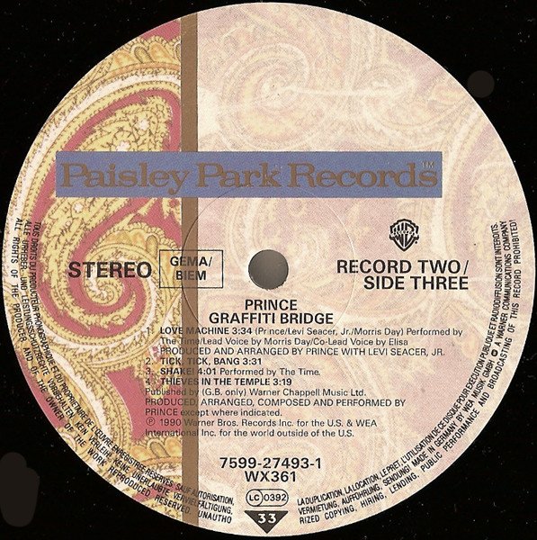 Contemporary RB, Funk, LP, Pop Rap, Pop Rock, Prince, Soul, Soundtrack | Historia Nuestra