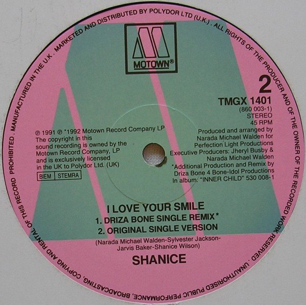 12 inch, Contemporary RB, Downtempo, Pop Rap, Shanice | Historia Nuestra