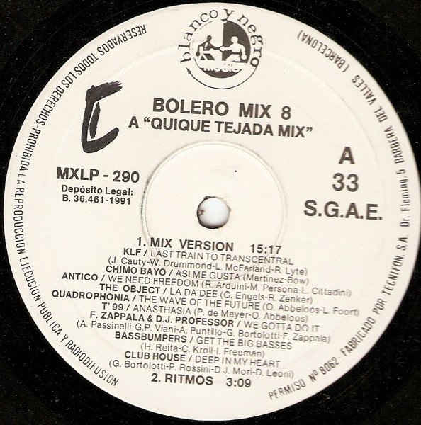 Euro House, LP, Techno, Various | Historia Nuestra