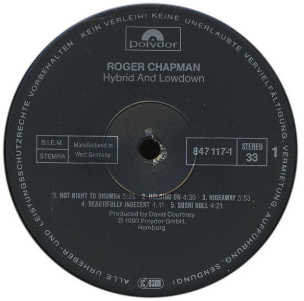 LP, Pop Rock, Roger Chapman, Vocal | Historia Nuestra