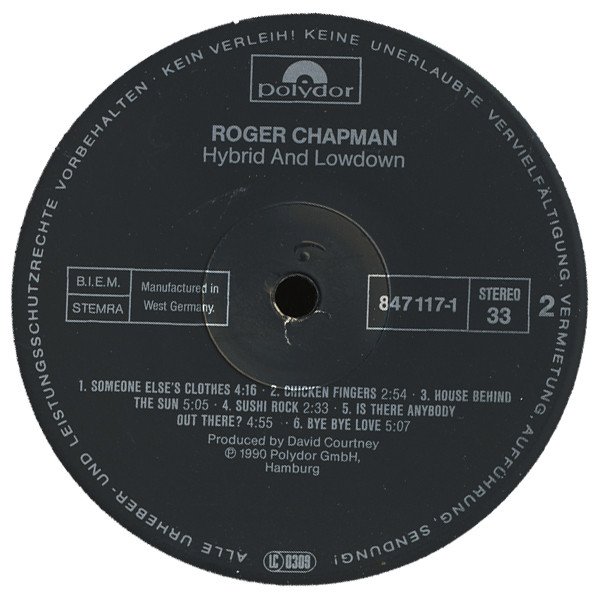 LP, Pop Rock, Roger Chapman, Vocal | Historia Nuestra