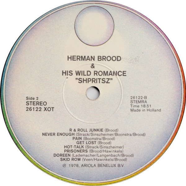 LmpwZWc jpeg, Herman Brood & His Wild Romance, Historia Nuestra