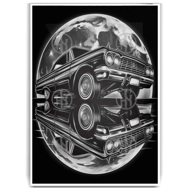 Lowrider Tatuajes Estilos Poster de Historia Nuestra, Lowrider-El Póster Personalizado, Historia Nuestra