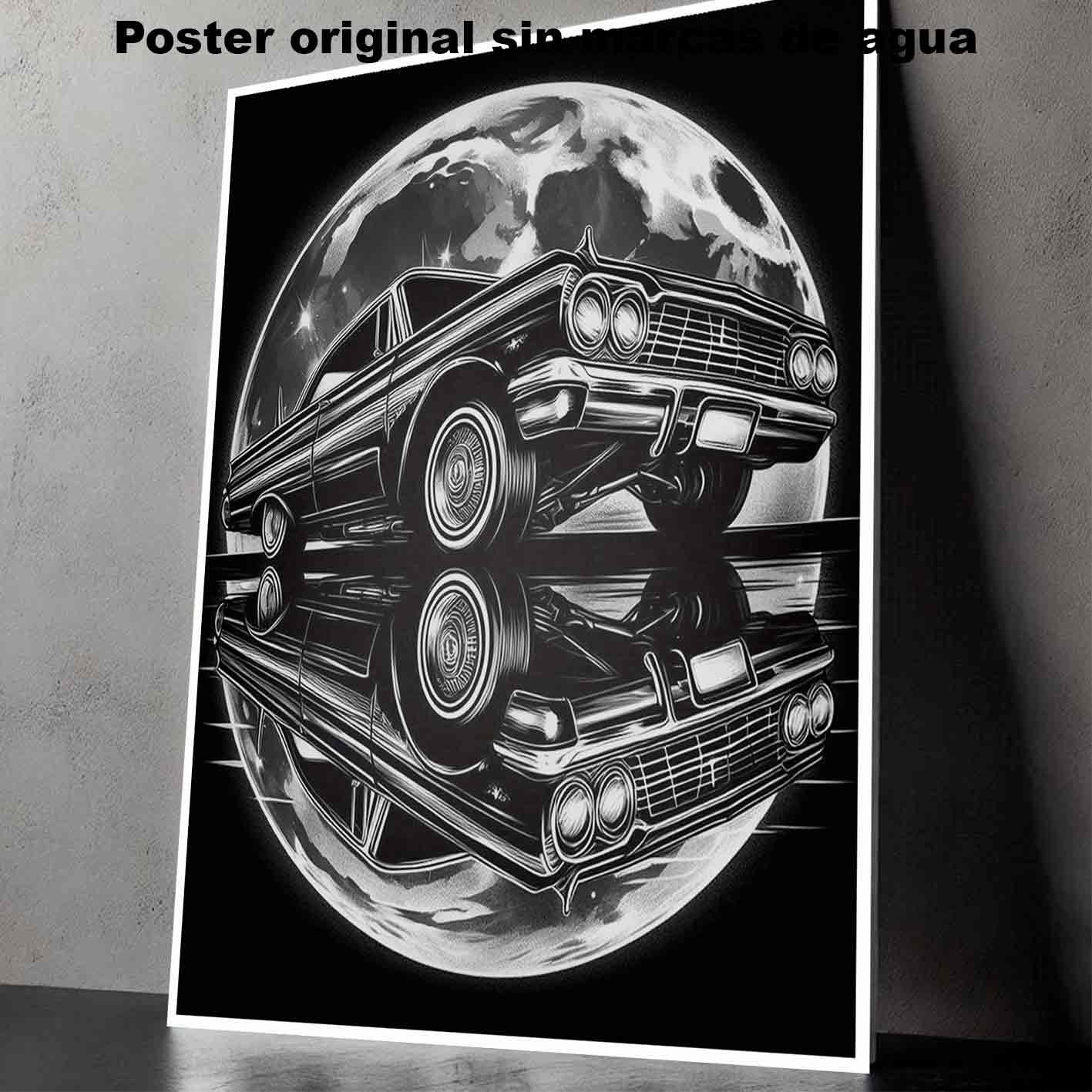 Lowrider Tatuajes Estilos Poster de Historia Nuestra, Lowrider-El Póster Personalizado, Historia Nuestra