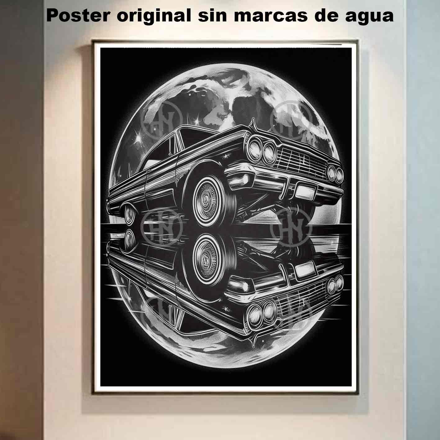 Lowrider Tatuajes Estilos Poster de Historia Nuestra, Lowrider-El Póster Personalizado, Historia Nuestra