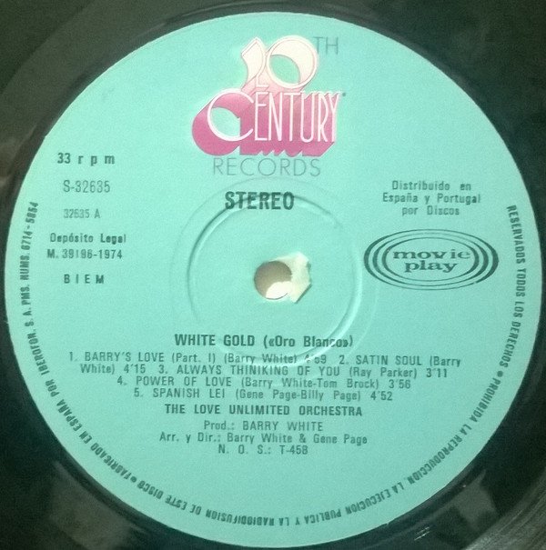 Disco, Funk, LP, Soul, The Love Unlimited Orchestra* | Historia Nuestra