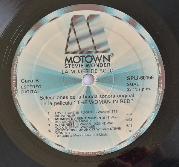 Contemporary RB, LP, Soundtrack, Stevie Wonder | Historia Nuestra