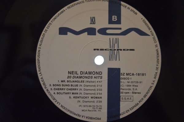 LP, Neil Diamond, Pop Rock, Soundtrack | Historia Nuestra