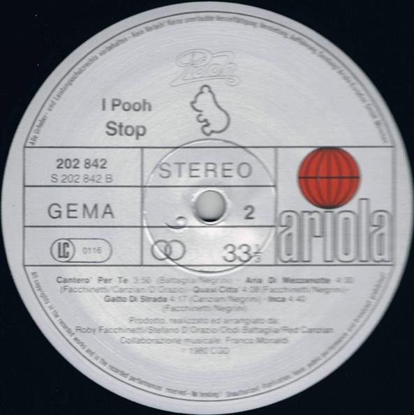 LP, Pooh, Pop Rock | Historia Nuestra