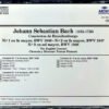 Baroque, CD, Johann Sebastian Bach - The English Concert, Trevor Pinnock | Historia Nuestra