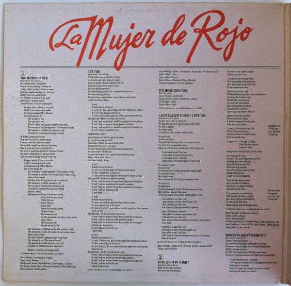 Contemporary RB, LP, Soundtrack, Stevie Wonder | Historia Nuestra
