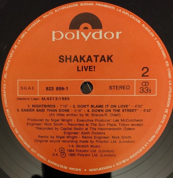 LP, Shakatak | Historia Nuestra