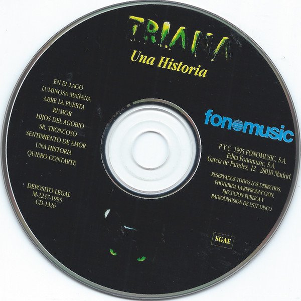 CD, Prog Rock, Triana | Historia Nuestra