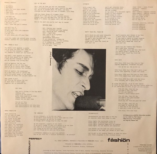 Fàshiön Music*, LP, New Wave, Synthpop | Historia Nuestra
