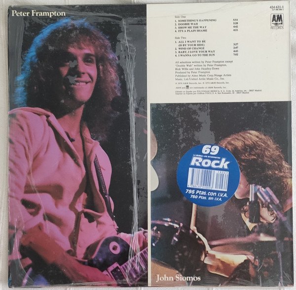 LP, Peter Frampton, Pop Rock, Rock Roll | Historia Nuestra