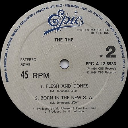 12 inch, Synthpop, The The | Historia Nuestra