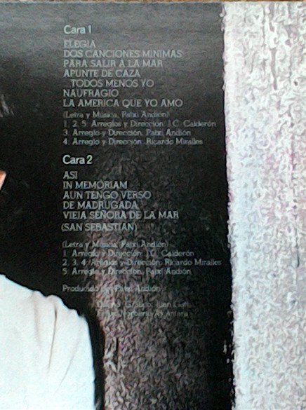 Ballad, LP, Patxi Andión | Historia Nuestra