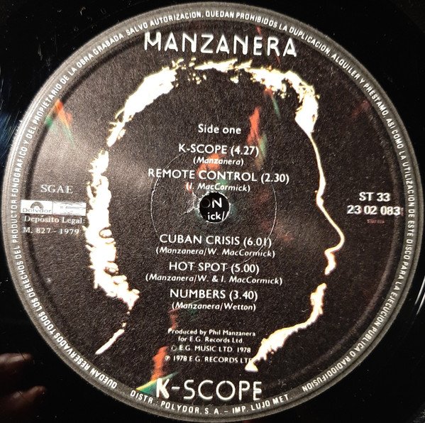 Future Jazz, LP, Phil Manzanera, Synthpop | Historia Nuestra