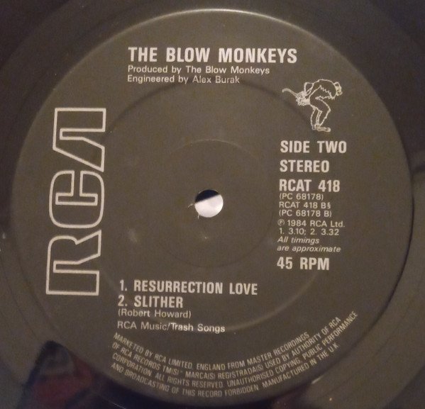 12 inch, Pop Rock, The Blow Monkeys | Historia Nuestra
