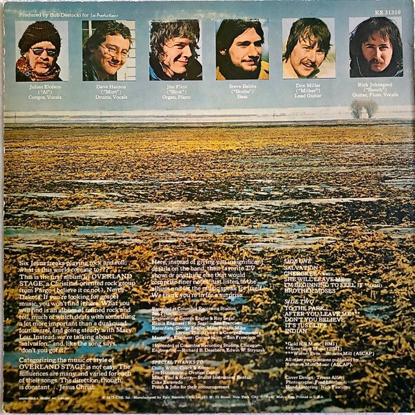 Hard Rock, LP, Overland Stage, Prog Rock, Religious, Soft Rock | Historia Nuestra