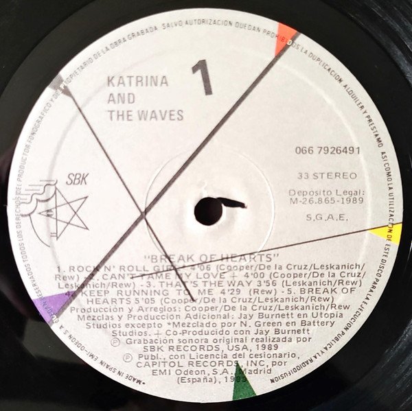 Katrina & The Waves*, LP, Pop Rock | Historia Nuestra