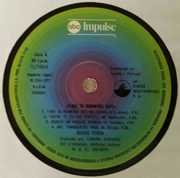 Brass Fever, Disco, JazzFunk, LP | Historia Nuestra