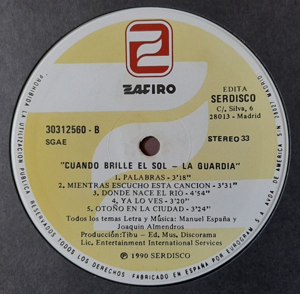 La Guardia, LP, Pop Rock | Historia Nuestra
