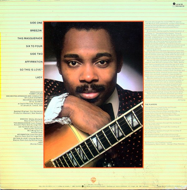 Contemporary Jazz, George Benson, JazzFunk, LP, Smooth Jazz | Historia Nuestra