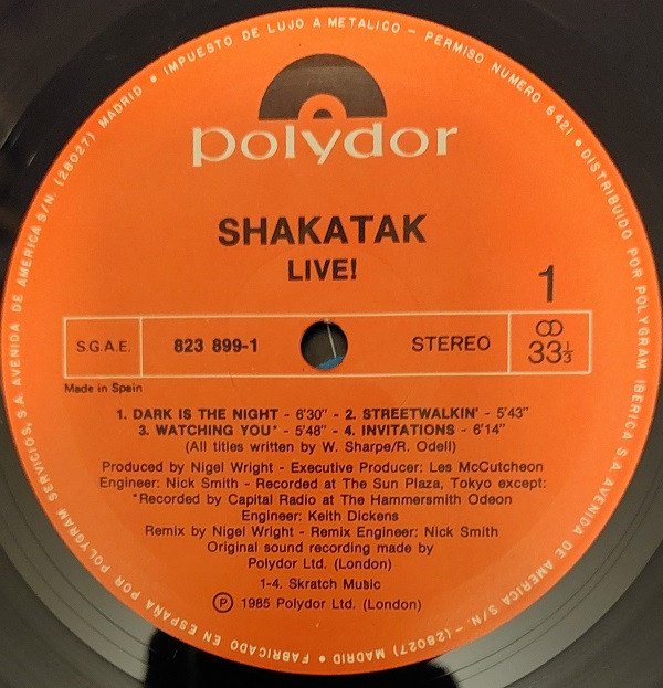 LP, Shakatak | Historia Nuestra