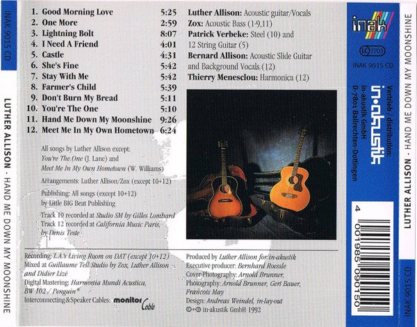 CD, Luther Allison | Historia Nuestra