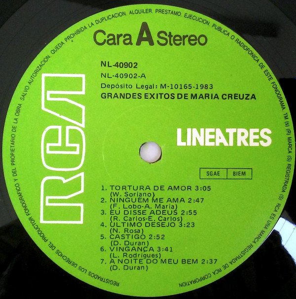 Bossanova, LP, Maria Creuza | Historia Nuestra