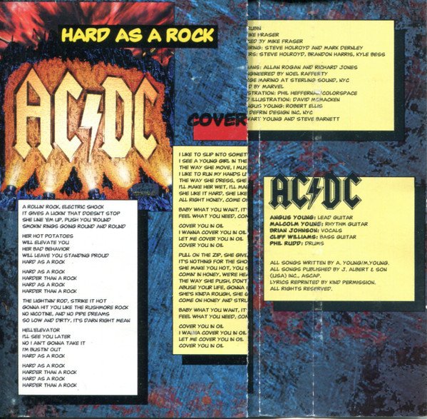 AC/DC, Blues Rock, Hard Rock, Tape | Historia Nuestra