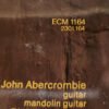 Abercrombie Quartet*, Contemporary Jazz, LP | Historia Nuestra