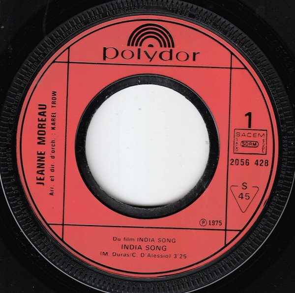 7 inch, Chanson, Jeanne Moreau, Rumba, Soundtrack, Spoken Word, Tango, Theme | Historia Nuestra