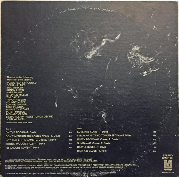 Blues Rock, LP, Psychedelic Rock, Tim Davis | Historia Nuestra