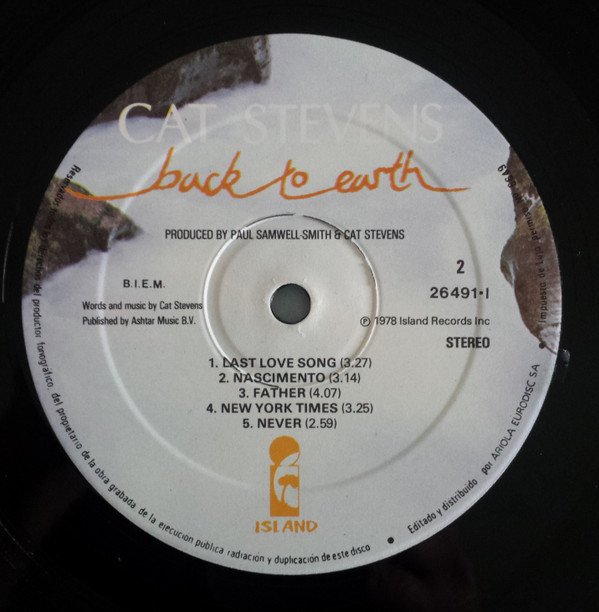 Cat Stevens, LP | Historia Nuestra