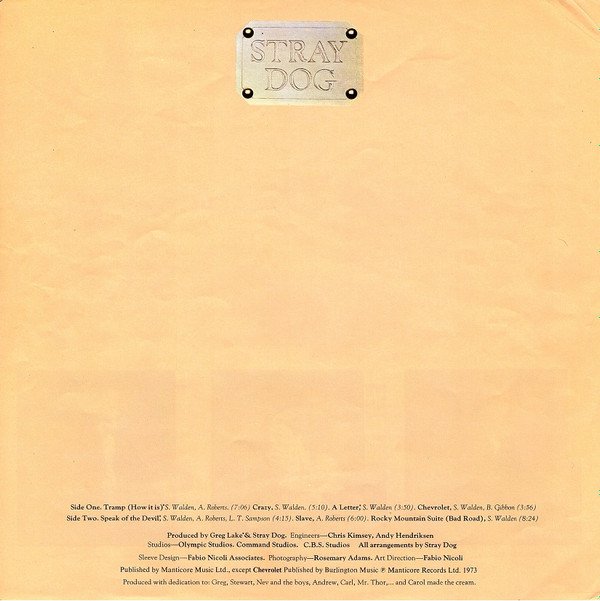 Electric Blues, Hard Rock, LP, Stray Dog | Historia Nuestra
