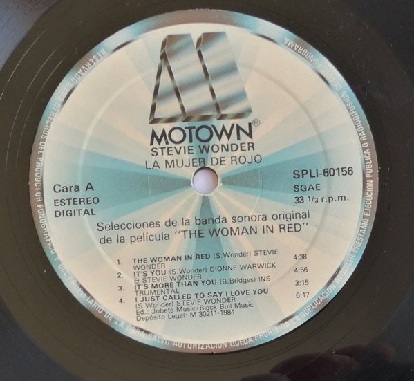 Contemporary RB, LP, Soundtrack, Stevie Wonder | Historia Nuestra