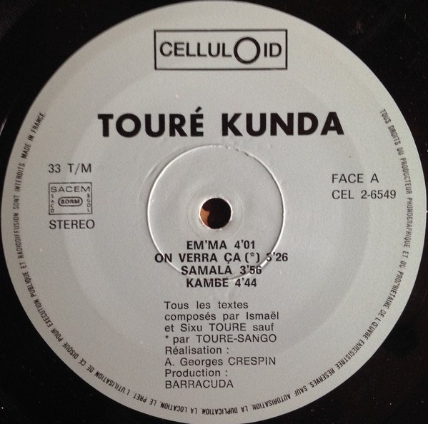 Afrobeat, LP, Reggae, Touré Kunda | Historia Nuestra