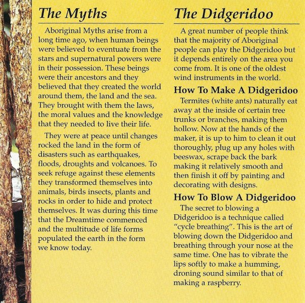 David Hudson Yigi Yigi (Solo Didgeridoo)-CD | CDs de Música | Historia Nuestra Aboriginal, CD, David Hudson, Folk | Historia Nuestra