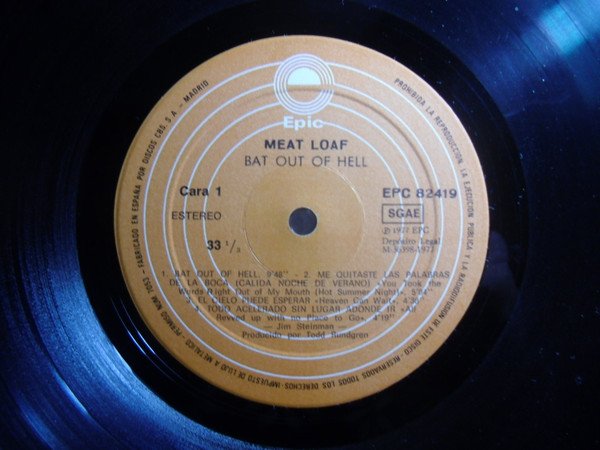 Hard Rock, LP, Meat Loaf | Historia Nuestra