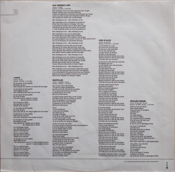 Chanson, Hallyday*, LP, Rock Roll | Historia Nuestra