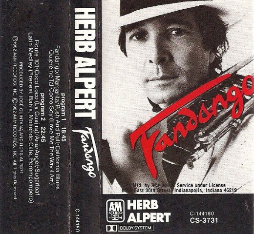Disco, Easy Listening, Herb Alpert, Tape | Historia Nuestra